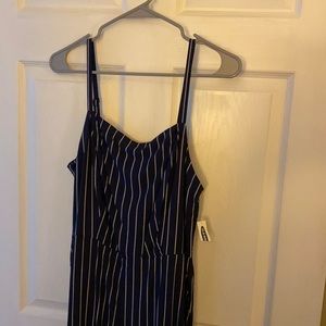striped jumpsuit BRAND NEW/NWT